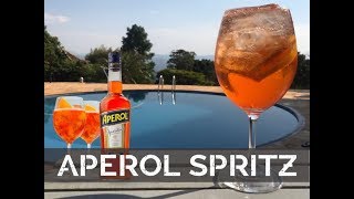 Como fazer APEROL SPRITZ  O coquetel do momento [upl. by Ajad]