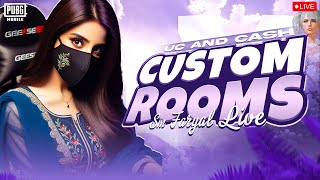 UC amp CASH GIVEAWAY LIVE with SM Faryal 💸  Custom Rooms Action 🎮🔥 [upl. by Nadeau]