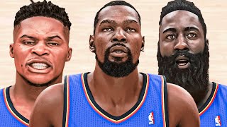 Durant Harden amp Westbrook Career Simulation But They Cant Leave OKC [upl. by Dixon289]