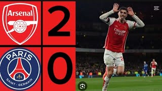 PSG vs ARSENAL 20All goals and highlights  UCL match 2024 [upl. by Anawak]