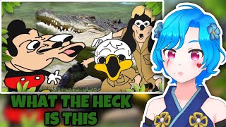 WHAT KIND ANIMATION IS THIS  Sr Pelo  Mokeys show  427  Crocodile Reaction [upl. by Otrepur]