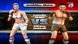 LUDMILLA DRAGO VS MICKEY GOLDMILL  ROCKY LEGENDS XBOX  FAN REQUEST BOXING MATCH [upl. by Ezar]