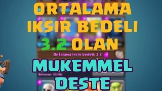 32 İKSİR ORTALAMALI KARA PRENS MİNİ PEKKA DESTESİ  Clash Royale [upl. by Horbal]