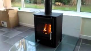 NEW LOG BURNER STOVE IN CONSERVATORY [upl. by Wallack]