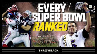 Ranking Every Super Bowl From WORST to BEST [upl. by Purpura157]