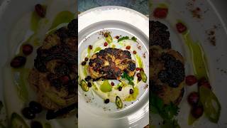 Cauliflower stack recipe chef youtubeshorts foodplating [upl. by Adnovad142]