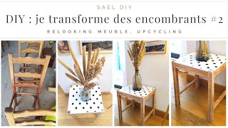 D45 DIY  Je transforme des encombrants 2  Relooking meubles  upcycling [upl. by Ecinaj]