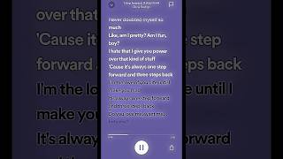 1 step forward 3 steps back sped up lyrics  song by olivia rodrigo [upl. by Ginzburg2]