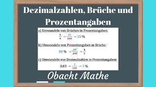 Bruch in Dezimalzahl umwandeln  Bruchrechnung  Lehrerschmidt [upl. by Esirahs]