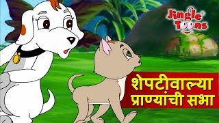 Sheptiwalya Pranyanchi Sabha  Sasa To Sasa ससा आणि कासव JingleToons Marathi Balgeet [upl. by Enailil462]