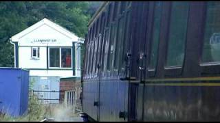 quotThe Welsh Mountaineerquot passes Llanrwst North Station [upl. by Sedecrem327]