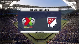 LIGA MX AllStars vs MLS AllStars  All Star Game 2024  FIFA22 [upl. by Sheaff]