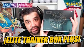 ¡ABRIENDO ELITE TRAINER BOX PLUS de ZACIAN Sobres de CARTAS Pokémon ESPADA y ESCUDO [upl. by Siriso]