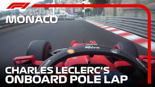 Charles Leclercs Onboard Pole Lap  2021 Monaco Grand Prix  Pirelli [upl. by Karr]