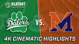 Manhasset vs Farmingdale Lacrosse Highlights 4K UHD [upl. by Leahcimauhsoj]