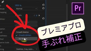 Premiere Proで手ぶれ補正する方法  たった1分で解説！ [upl. by Tirza]