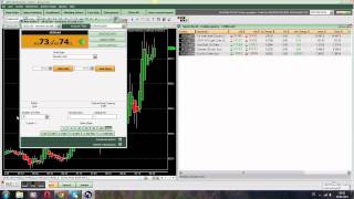 Live Scalping two trades in the DAX 10 april 2014 [upl. by Ellennoj458]