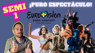 Análisis de la SEMIFINAL 1 de EUROVISIÓN 2024 [upl. by Akirdnahs]