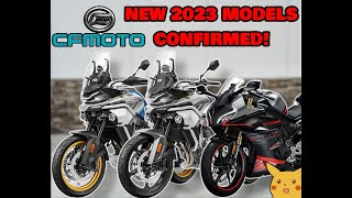 NEW 2023 CFMOTO MOTORCYCLES CONFIRMED  450 SS  IBEX 800 S  IBEX 800 T  NEW CFMOTO BIKES USA [upl. by Enitsenrae236]