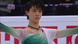 Yuzuru Hanyu  Worlds 2017 FS Spanish commentary [upl. by Orji]