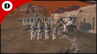 FIERY CLONE LANDING ON GEONOSIS  Star Wars Ricos Brigade S2E3 [upl. by Suirauqed206]