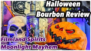 Filmland Spirits Moonlight Mayhem Extended Cut Bourbon Review  Halloween Bottle bourbonreview [upl. by Aidyl]