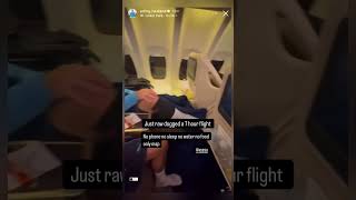 Erling Haaland RAWDOGGING 7 Hour Flight 😂 shorts [upl. by Sandra352]