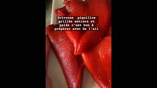 Poivrons rouges grillés au four 😋 poivron shorts legumes grillades [upl. by Donough209]