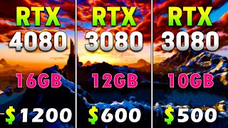 RTX 4080 16GB vs RTX 3080 12GB vs RTX 3080 10GB  PC Gameplay Tested [upl. by Ailehc486]