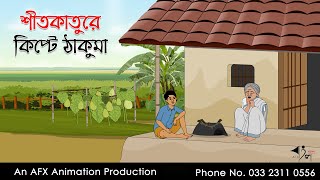 শীতকাতুরে কিপ্টে ঠাকুমা  বাংলা কার্টুন  Bangla Cartoon  Thakurmar Jhuli jemon  AFX Animation [upl. by Yessak]