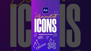 Easily Create Animated Icons in After Effects [upl. by Saxe]