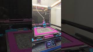 Printing a 1 piece tophat frame for the Annex K3 [upl. by Ynattyrb41]