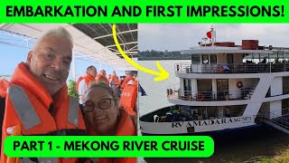 We start our Amawaterways Amadara Mekong River Cruise in Vietnam [upl. by Ylicis]