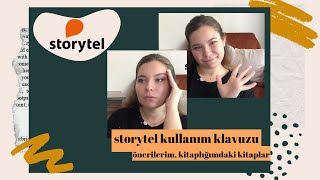 STORYTEL KULLANIM KILAVUZU  KİTAP DİNLEMEK [upl. by Irrol]