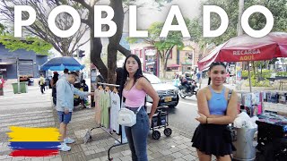 🇨🇴【4K】Walking around Poblado Medellin  Centro Comercial Santa Fe to Provenza  Streets of CO 2023 [upl. by Atnoled]