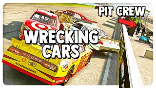 DANGEROUS WATKINS GLEN  NASCAR 2011 DLC Career Ep 23 [upl. by Suehtomit]