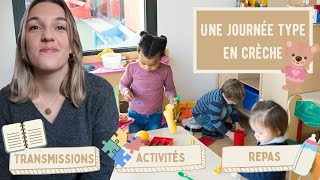 DÉROULEMENT DUNE JOURNÉE TYPE EN CRÈCHE 🧸🍼 [upl. by Nongim]