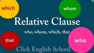 English Grammar  Learn How to Use Relative Clauses in English Online [upl. by Junko68]