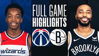 WIZARDS at NETS  FULL GAME HIGHLIGHTS  November 12 2023 [upl. by Lehmann]