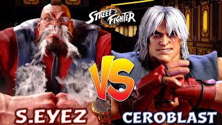 Street Fighter 6 Snake Eyez Zangief Vs Ceroblast Ken SF6 [upl. by Lirrehs927]