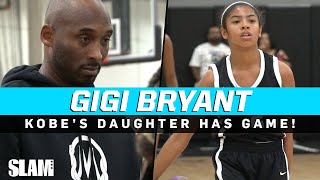 MAMBA JUNIOR Kobe Bryant’s daughter Gigi has GAME 🐍 [upl. by Ailgna]