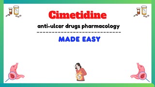 Cimetidine pharmacology H2 receptor blockers pharmacology pharmacology made easy [upl. by Ninerb]