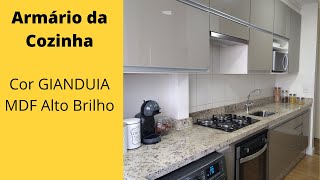 Armário da cozinha  Será que o MDF Gianduia Alto Brilho vale a pena [upl. by Calvinna]