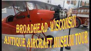 Brodhead Wisconsin Antique Aircraft Flyin sponsored by the Midwest Antique Airplane Club [upl. by Azelea]