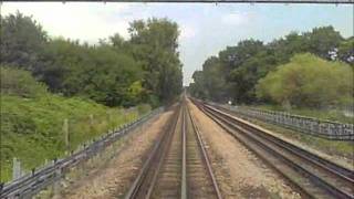 London Underground Central Line Drivers Eye View Debden  Epping [upl. by Eibor161]