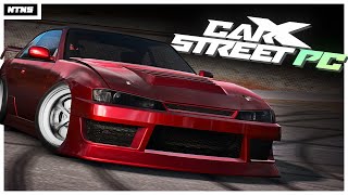 CarX Street PC  First S14 Drift Build amp INSANE Tandems [upl. by Otrebron]