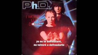 PhD  I wont let you down Subtítulos español [upl. by Eissak]