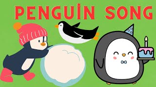 Penguin Song Waddle Around Fun Kids Song About Penguins kidssong nurseryrhymes kidsvideo [upl. by Hime]