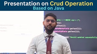 Crud Operation Project based on Java Presentation by Saurav BCA 6th SEM [upl. by Atiral699]