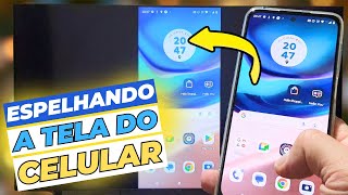 COMO TRANSMITIR a tela do celular MOTOROLA MOTO G42 usando uma excelente FUNÇÃO NATIVA [upl. by Natalina]